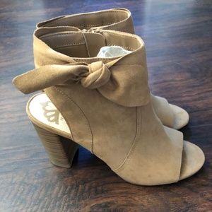 Suede Tan Heels